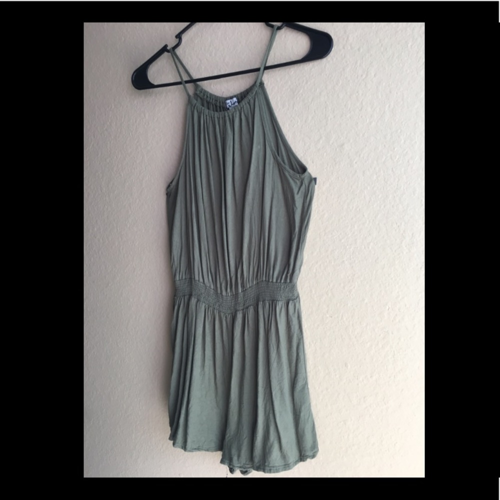 Olive green Romper